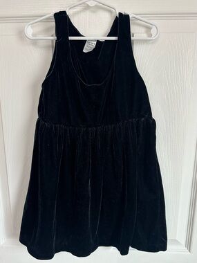 Carter's Black Velvet Tank Dress